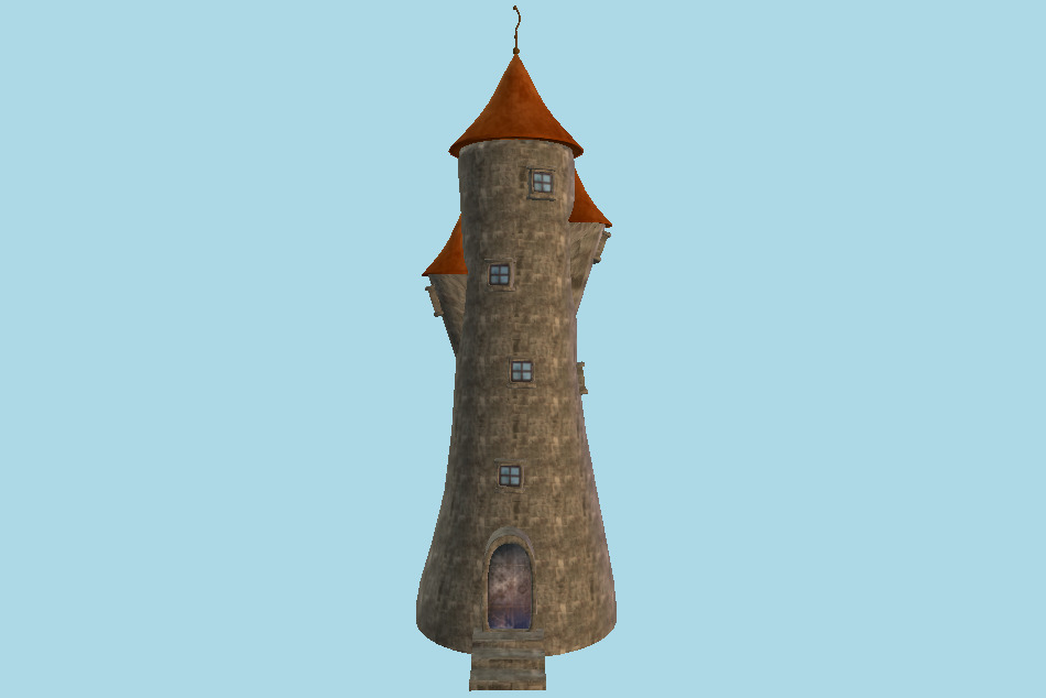 Fantasy Tower 3d model